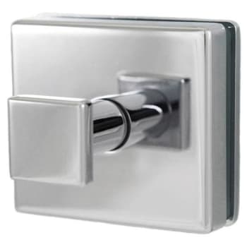 Preferred Bath Primo Single Glass Mount Robe Hook Polished Chrome