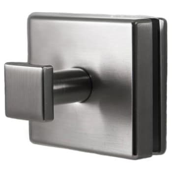 Image for Preferred Bath Primo Single Glass Mount Robe Hook Brushed Nickel from HD Supply