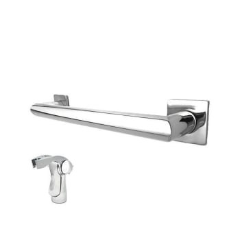 Preferred Bath Grab Bar 24 X 1.25" Handheld Shower Holder Polished Ss Blended