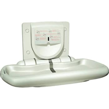 American Specialties Surface-Mounted Horizontal Plastic Baby Changing Station