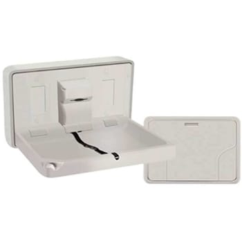 American Specialties Surfaced-Mounted Horizontal Baby Changing Station