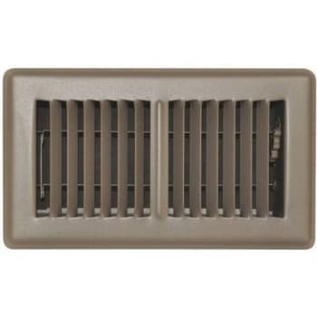 Image for Truaire 4 In. X 8 In. Floor Register (Brown) from HD Supply
