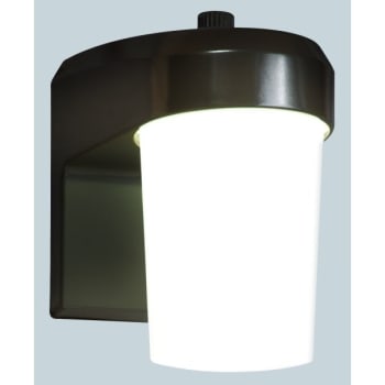Image for AllPro 6 in 10 Watt Outdoor LED Flush-Mount Ceiling Light (4000K) (Bronze) from HD Supply