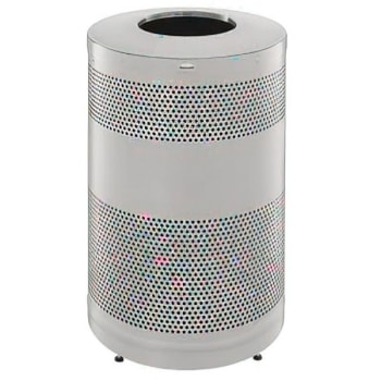 Image for Rubbermaid Classics 51 G. Trash Can W/ Ashtray (Ss) from HD Supply