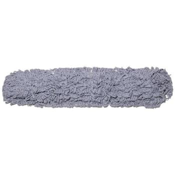 Alphapointe Inhibitor Dust Mop Head, Looped-End, 5" X 36", Blue, Case Of 12