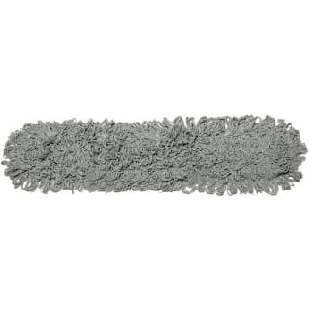 Alphapointe Inhibitor Dust Mop Head, Looped-End, 5" X 36", Green, Case Of 12