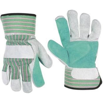 Image for Custom Leathercraft Large Double Leather Palm Safety Cuff Work Gloves from HD Supply