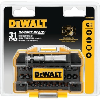 Image for DeWalt 31 Piece Impact Ready Screwdriver Set from HD Supply