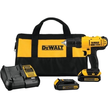 Image for DeWalt 1/2 in 20 Volt MAX Cordless Compact Drill/Driver Combo Kit from HD Supply