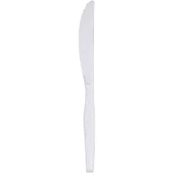 Image for Polypropylene White Individually Wrapped Medium-Weight Knife (1000-Case) from HD Supply