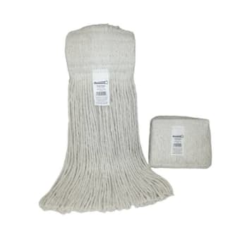 Renown 24 Oz. 5 In. 4-Ply Natural Cotton Headband Cut End Mop Head (6-Case)