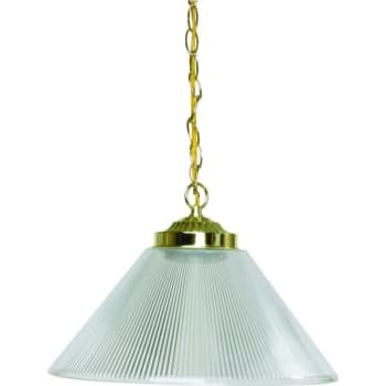 Image for 1-Light Pendant Fixture (Polished Brass) from HD Supply