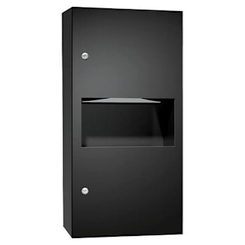 Asi American Specialties, Inc. Surface Mount Paper Towel And Waste Receptacle