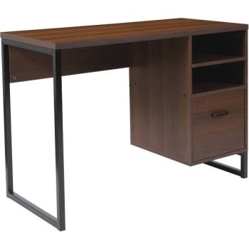 Image for Flash Furniture 41.3 W 1 Drawer Computer Desk With File Storage (Rustic) from HD Supply