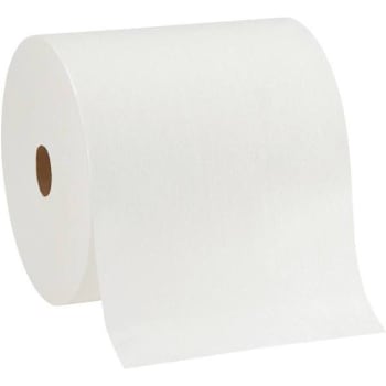 Pacific Blue Ultra White 8 High-Capacity Recycled Paper Towel Roll Case Of 6