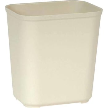 Rubbermaid Commercial 7 Gal. Rectangular Fire-Resistant Trash Can (Beige)