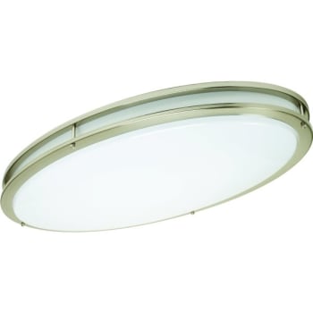 Image for Seasons® 1-Light LED Flush Mount Light (Satin Nickel) from HD Supply