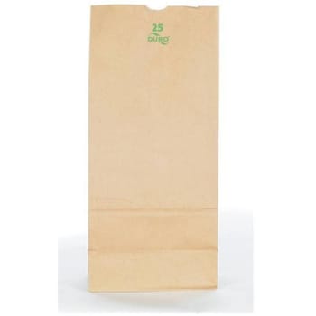 Image for Duro 25# 8-1/4  In. X 5-1/4  In. X 18  In. Kraft Standard Grocery Bag (500-Pack) from HD Supply