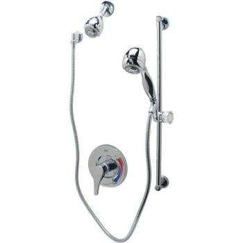 Image for Zurn 1-Spray 5 Dual Shower Head And Handheld Shower Head Polished Nickle from HD Supply