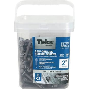 Image for Teks #12-14 X 2 In. Ext. Hex Washer Head Roofing Drill Pt. Screw (150-Pack) from HD Supply