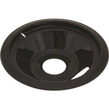 Image for #560734 6 In. Porcelain Drip Pan For Whirlpool Electric Ranges (Black) (6-Pack) from HD Supply