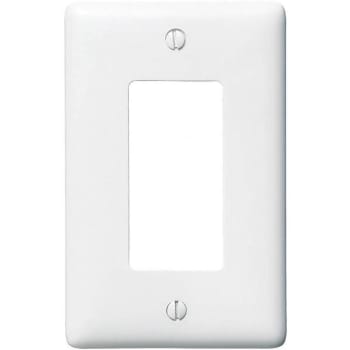 Image for Hubbell 1-Gang Decorator Wall Plate (White) from HD Supply