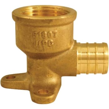 Image for Apollo 3/4 In. Brass PEX-B Barb X 3/4 In. Female Pipe Thread Adapter 90 Deg. Drop-Ear Elbow from HD Supply