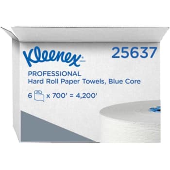 Image for Kleenex Blue Core Hard Roll Paper Towels (6 Rolls-Case) from HD Supply