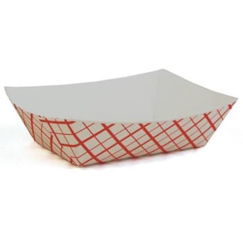 Image for Southern Champion Southland Red Size #50 1/2 Lb Checkered Food Tray Case Of 1000 from HD Supply