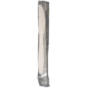 White Medium Weight Polypropylene Wrapped Knife (1000-Case)