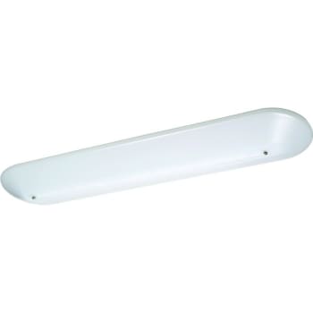 Lithonia Lighting® Velegant™ 4' Linear Fluorescent w/ 32W, White Acrylic Diffuser in White Enamel Steel