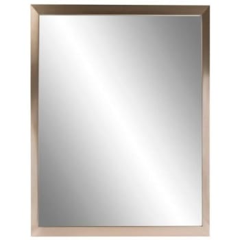 Jensen Framed Mirror 24 x 30" Satin Nickel