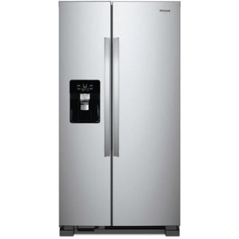 Image for Whirlpool 24.6 Cu. Ft. Fingerprint Resistant Side-By-Side Refrigerator (Stainless Steel) from HD Supply