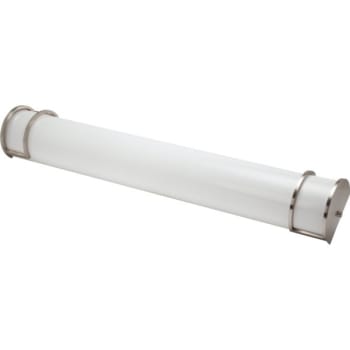 Image for Good Earth Lighting® New Castle 2 ft 2-Light Fluorescent Linear Vanity Fixture (Brushed Nickel) from HD Supply