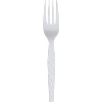 Image for Primesource White Medium Weight Polypropylene Wrapped Fork (1000-Case) from HD Supply