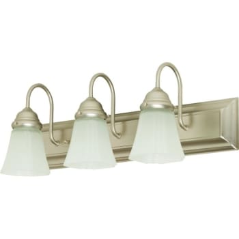 Seasons® 24 in 3-Light Incandescent Bulb Vanity Light Fixture (Satin Nickel)
