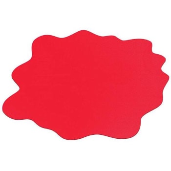 Floortex® Red Multi-Purpose Mat For Carpets - 40" X 40"