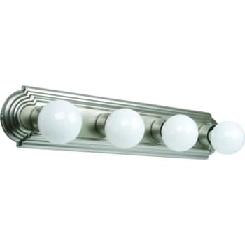 Image for 2 in. 4-Light Incandescent Bath Vanity Fixture from HD Supply