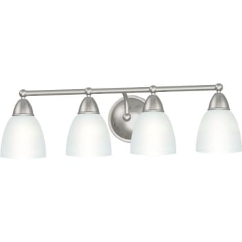 Image for Seasons® Anchor Point 27.33 in 4-Light E26 Vanity Light Fixture (Brushed Nickel) from HD Supply