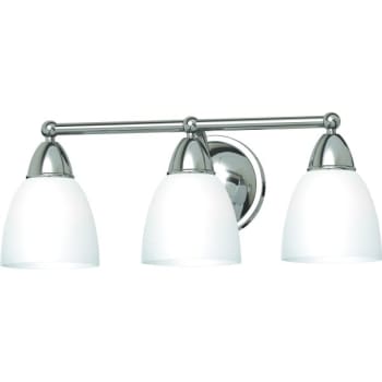Image for Seasons® Anchor Point 8 In. 3-Light Incandescent Bath Vanity Fixture (Chrome) from HD Supply