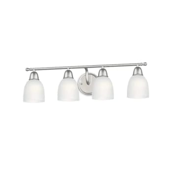 Image for Seasons Raleigh 7.25 In. 4-Light Incandescent Bath Vanity Fixture Brushed Nickel from HD Supply