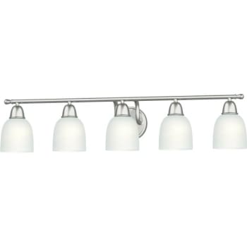 Image for Seasons® Raleigh 7.25 In. 5-Light Incandescent Bath Vanity Fixture (Brushed Nickel) from HD Supply