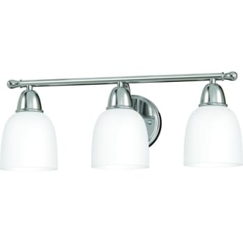 Image for Seasons® Raleigh 7.25 in. 3-Light Incandescent Bath Vanity Fixture (Chrome) from HD Supply