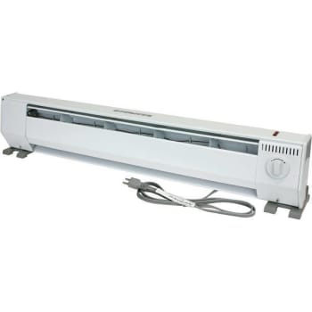 Image for King Kp Portable 3 Ft. 120-Volt 1000w Baseboard Heater White from HD Supply