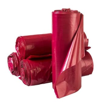 Image for Inteplast Group 7-10 Gal. Institutional Low-Density Red Can Liners (250-Case) from HD Supply