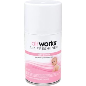 Image for Airworks 7 Oz. Baby Powder Metered Aerosol Plug-In Air Freshener Refill from HD Supply