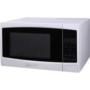 Image for Seasons®  1.1 Cu. Ft. 1000-Watt Countertop Microwave Oven, White from HD Supply