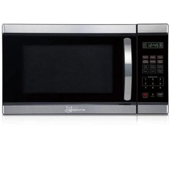 Seasons® 1.1 Cu. Ft. 1000-Watt Countertop Microwave Oven, Stainless Steel