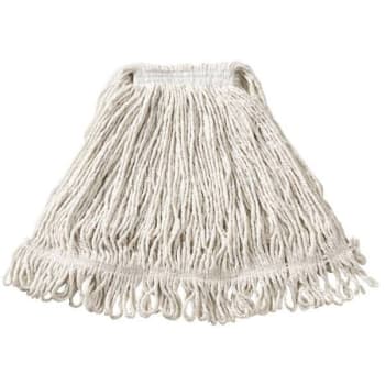 Image for Rubbermaid Commercial Super Stitch Cotton Loop White Wet Mop W/ Medium 1 In. Head Band from HD Supply