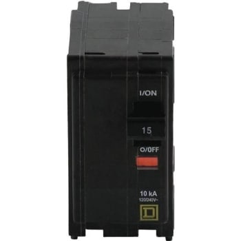 Image for Square D Qo 15 Amp 2-Pole Circuit Breaker from HD Supply